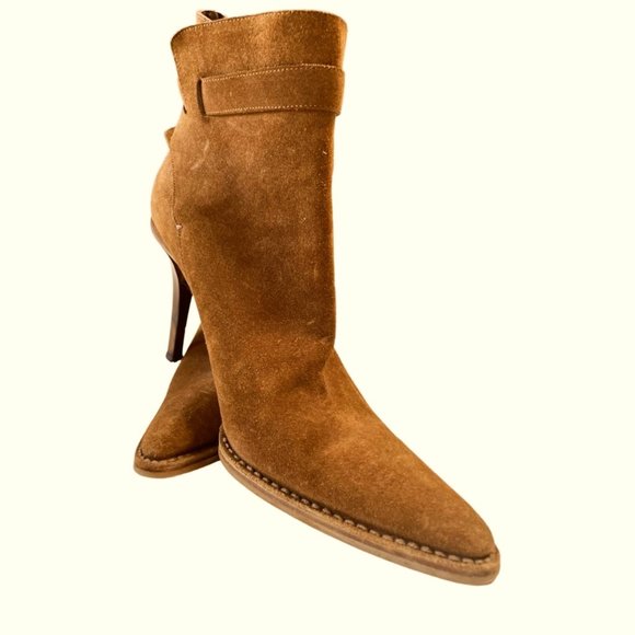 Gucci Ankle boots Suede size 40  ,Very Chic - Picture 1 of 8